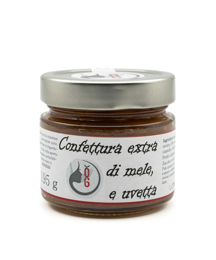 Vendita online Confettura extra di mele e uvetta 195g