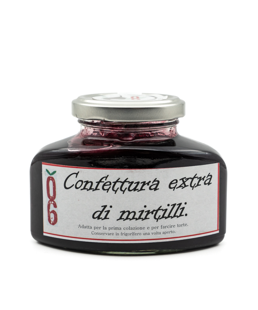 Vendita online Confettura extra di mirtilli 220g