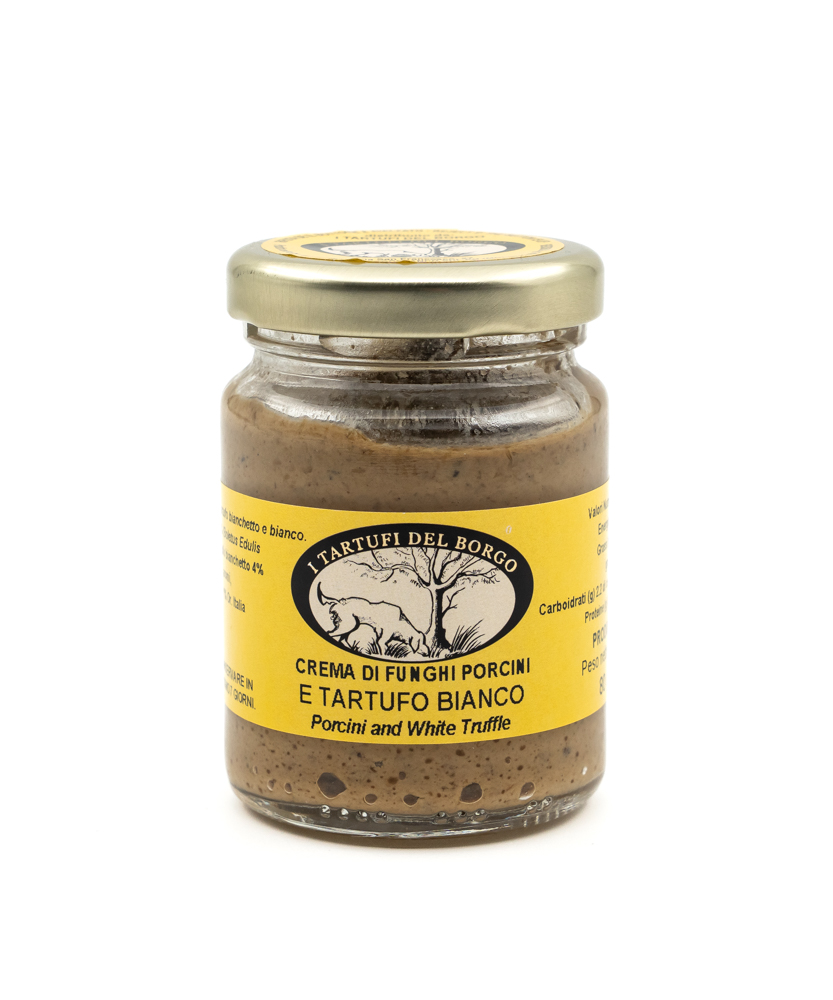 Vendita online Crema di funghi porcini e tartufo bianco 80g