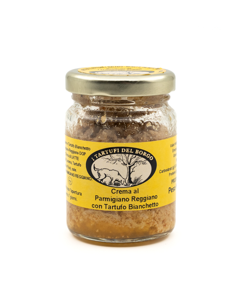 Online sales Parmigiano Reggiano cream with Bianchetto truffle 80g