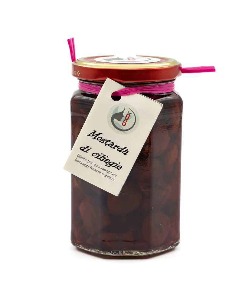 Vendita online Mostarda di ciliegie 330g
