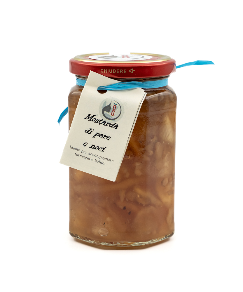 Vendita online Mostarda di pere e noci 330g