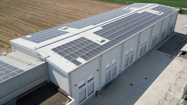 The new photovoltaic plant in Latteria Mogliese