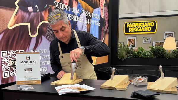 Latteria Mogliese's Parmigiano Reggiano at Vinitaly 2026