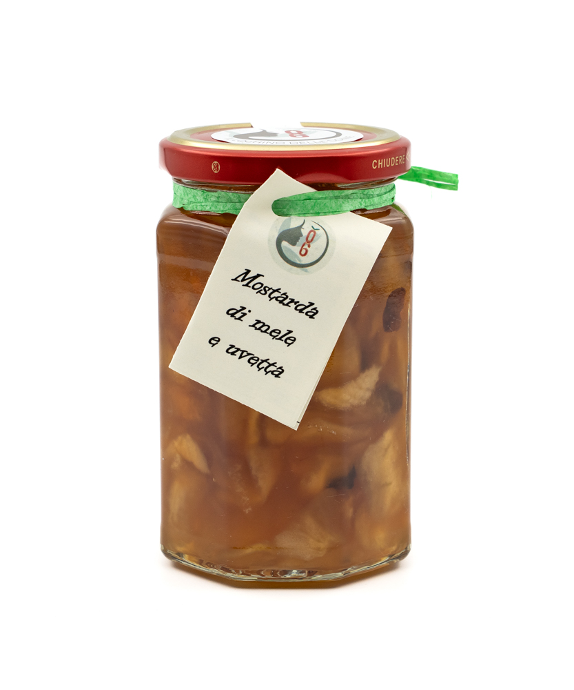 Apple and raisin mustard