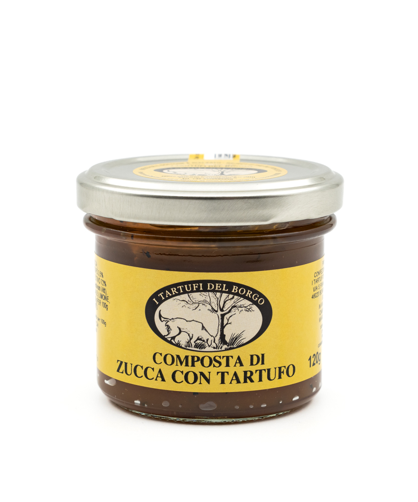 Pumpkin compote with truffle