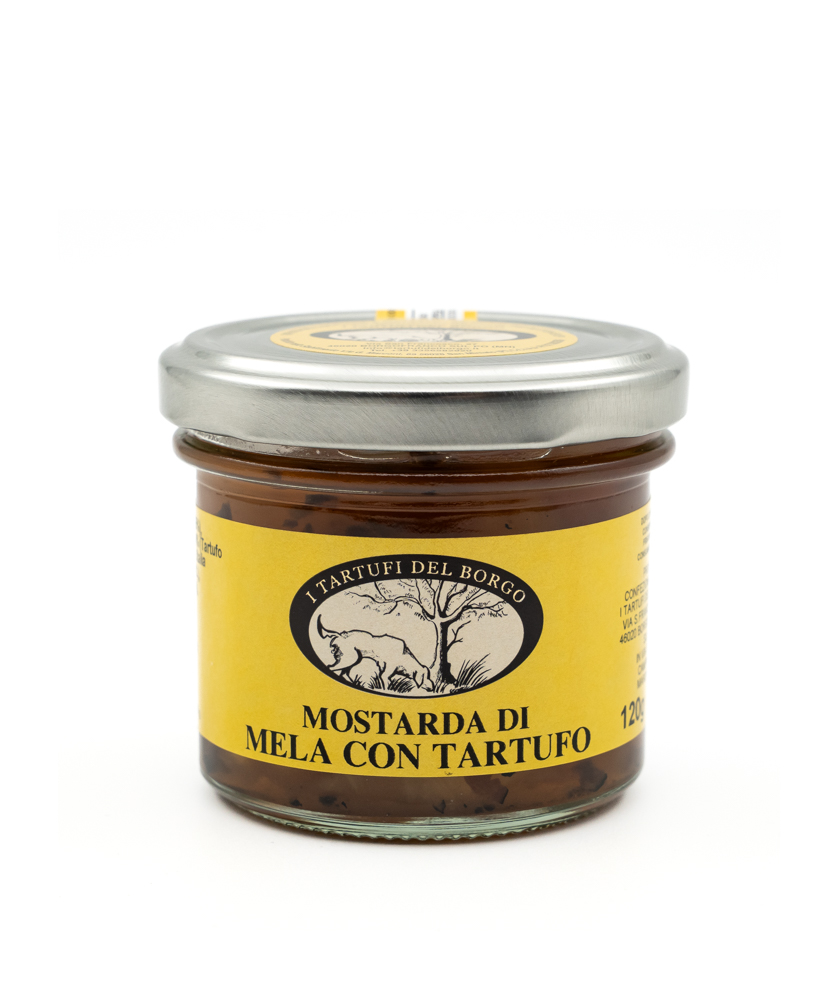 Apple mustard with truffle