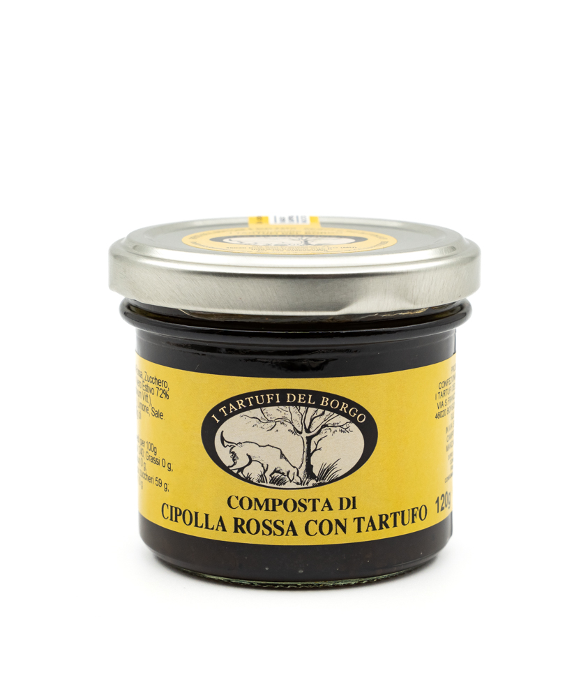 Red onion compote with truffle