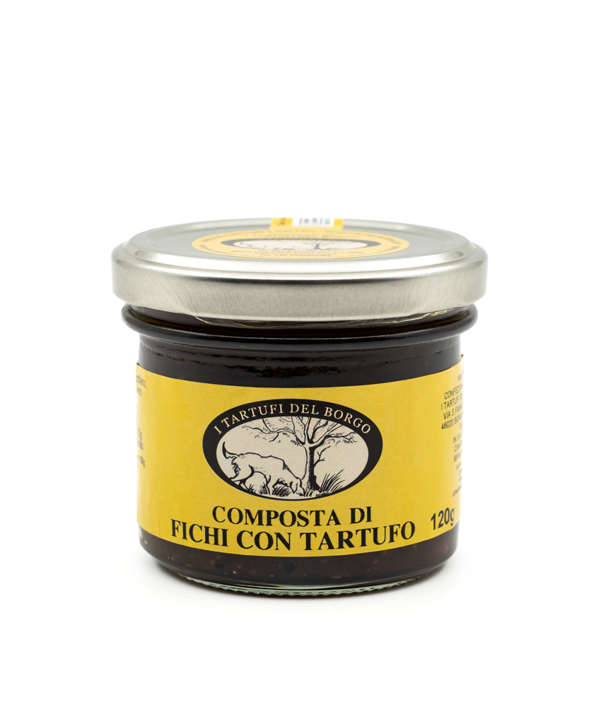 Fig compote with truffle