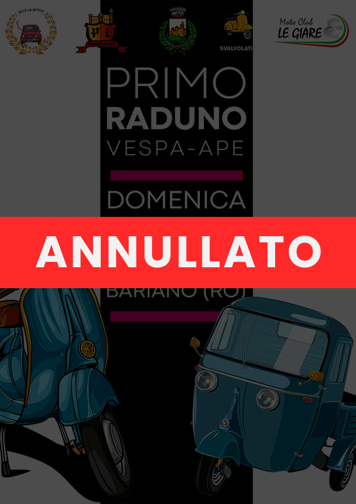 Latteria Mogliese sponsor del Primo Raduno Vespa - Ape
