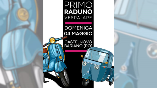 Latteria Mogliese sponsor del Primo Raduno Vespa - Ape